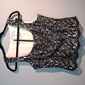 White House Black Market Back Zip sleeveless top